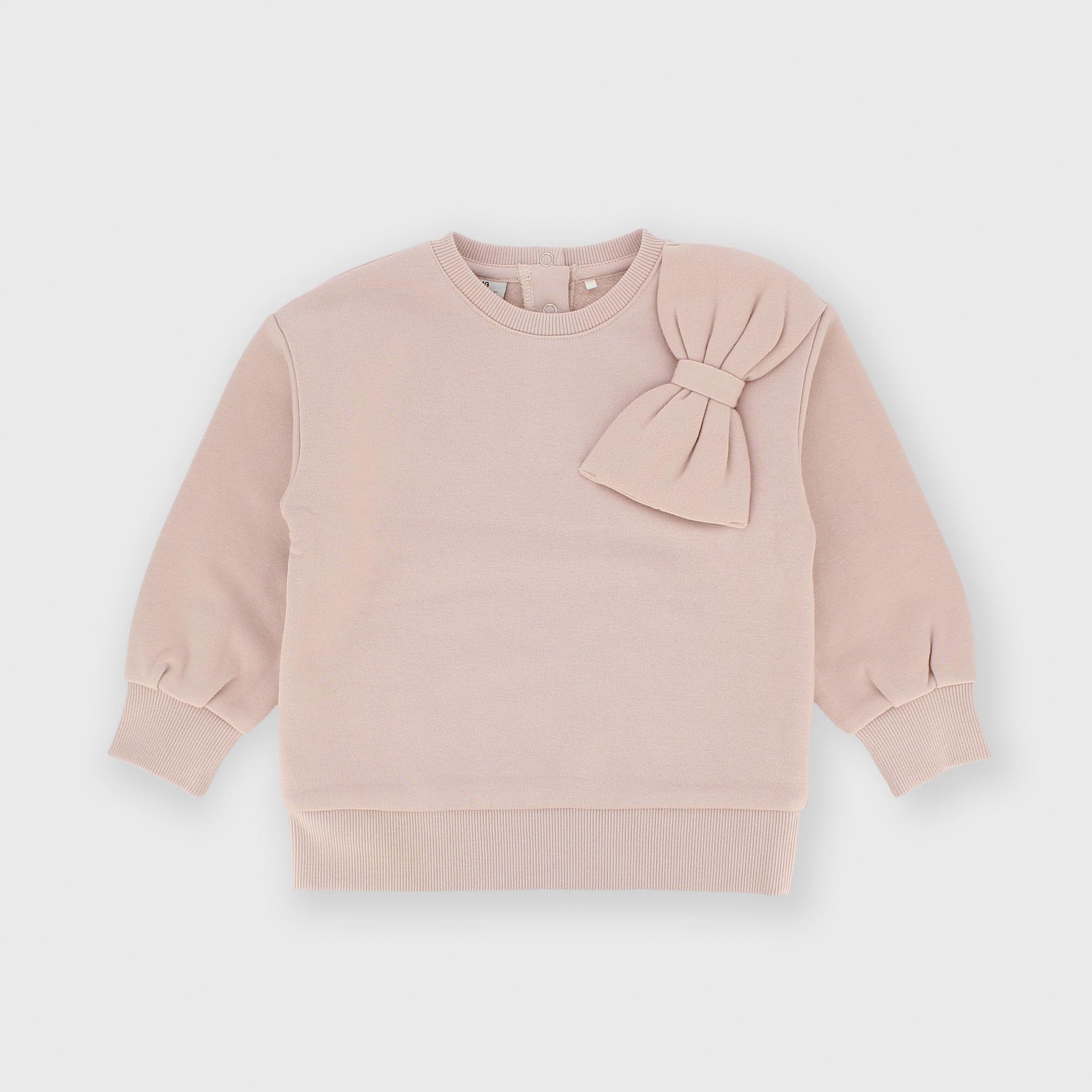 Maglia&#x20;girocollo&#x20;in&#x20;felpa&#x20;da&#x20;bambina&#x20;rosa