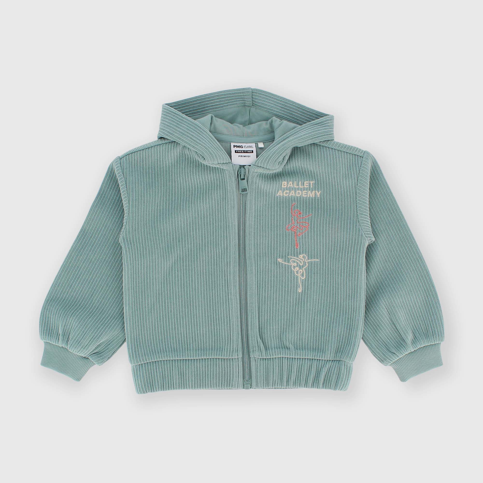 Maglia&#x20;con&#x20;cappuccio&#x20;in&#x20;felpa&#x20;da&#x20;bambina&#x20;blu