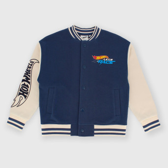Maglia con zip blu Hot Wheels™ Let's Race Maglia con zip blu Hot Wheels™ Let's Race