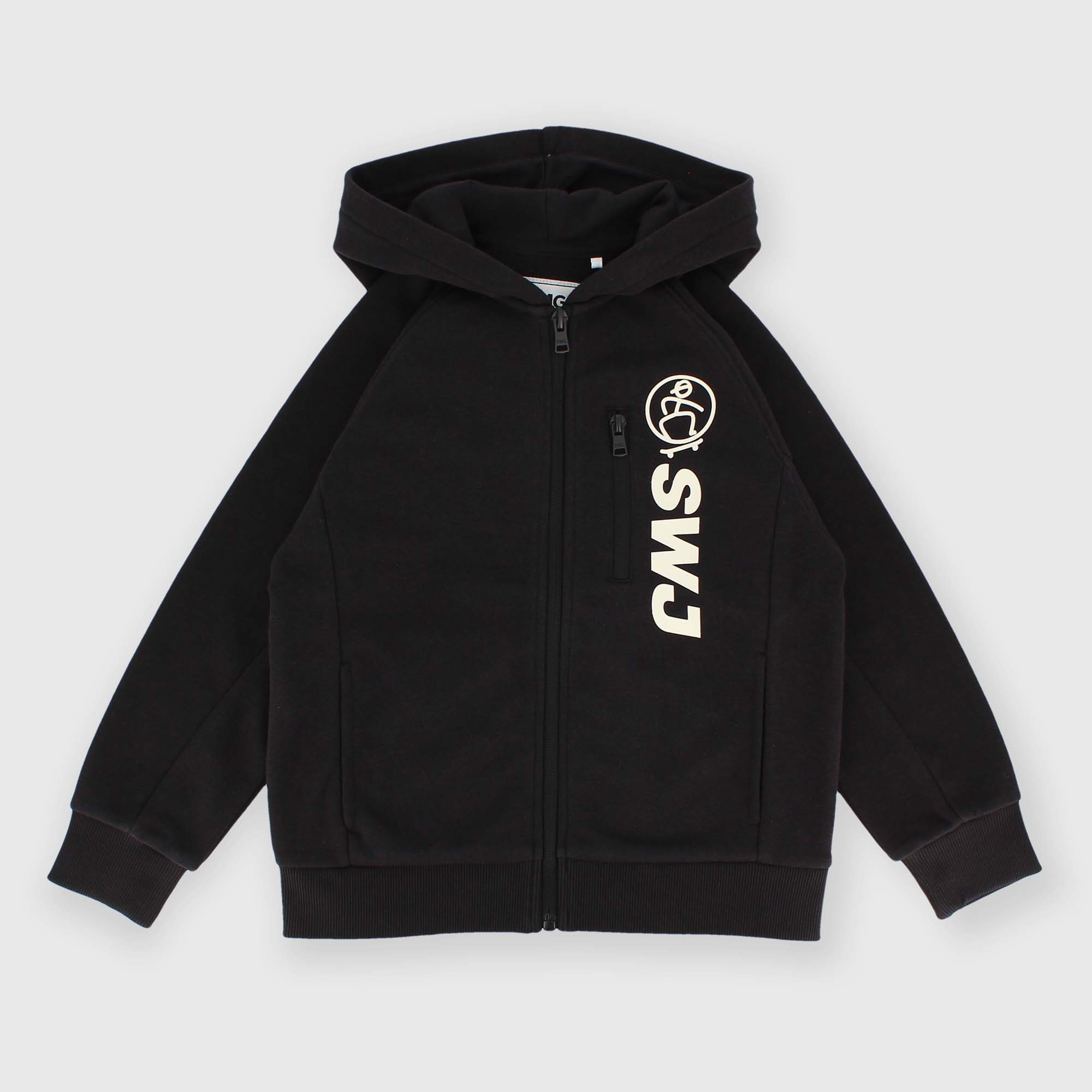 Maglia&#x20;con&#x20;cappuccio&#x20;in&#x20;felpa&#x20;da&#x20;bambino&#x20;grigio