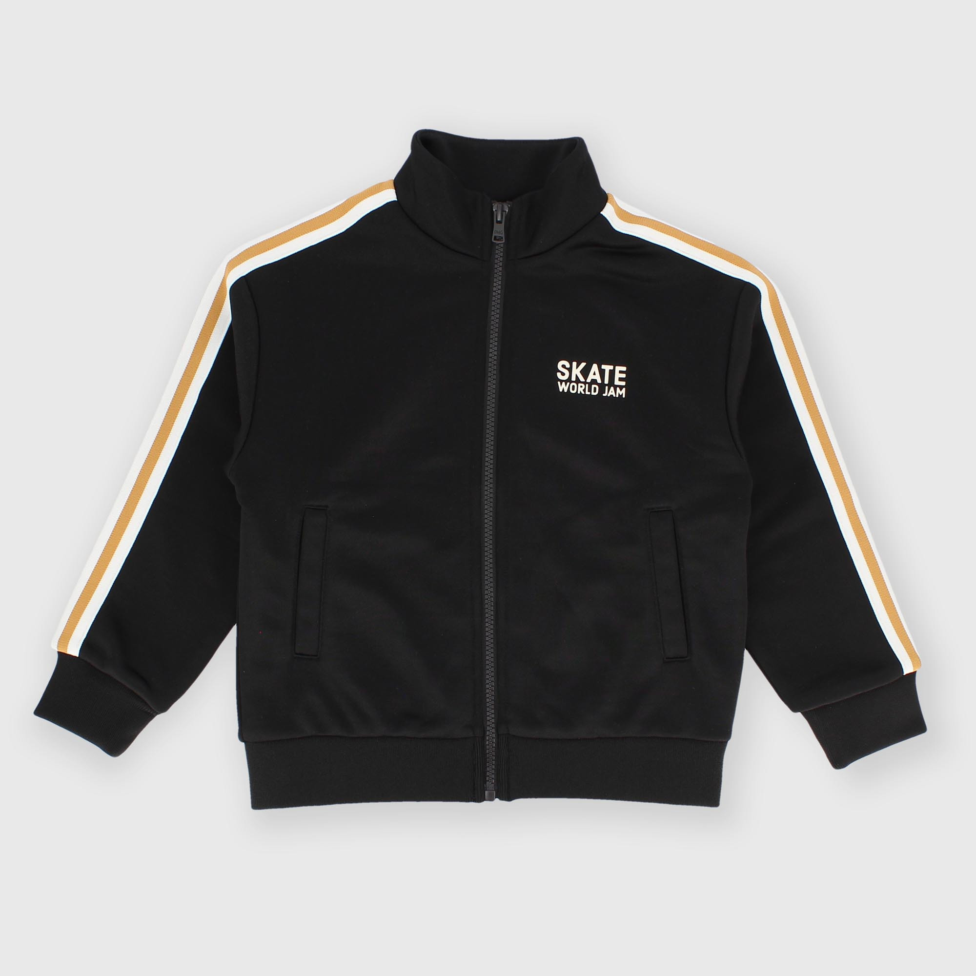 Pull avec fermeture éclair en sweat-shirt pour garçon gris