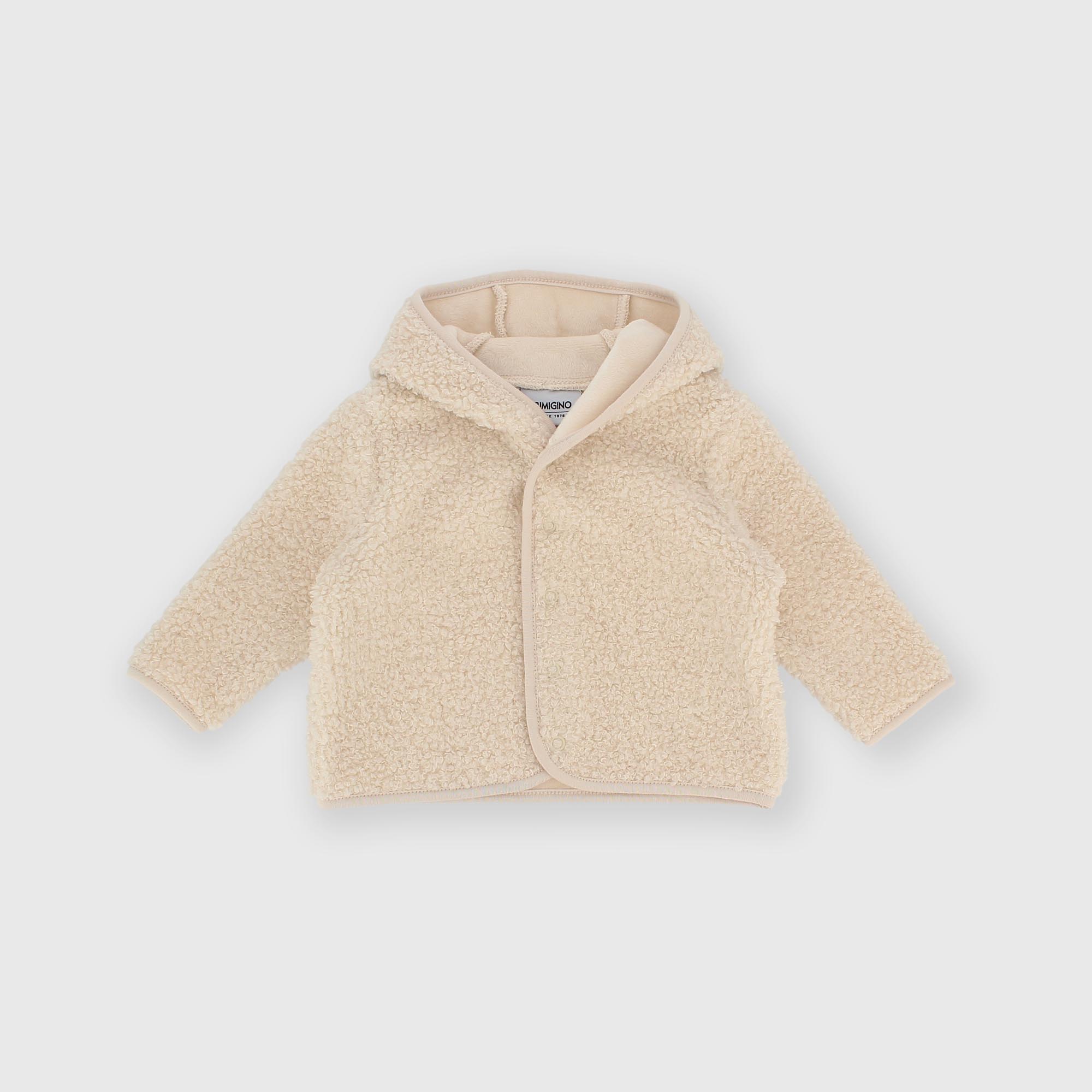 Maglia&#x20;con&#x20;cappuccio&#x20;in&#x20;felpa&#x20;da&#x20;bambino&#x20;beige