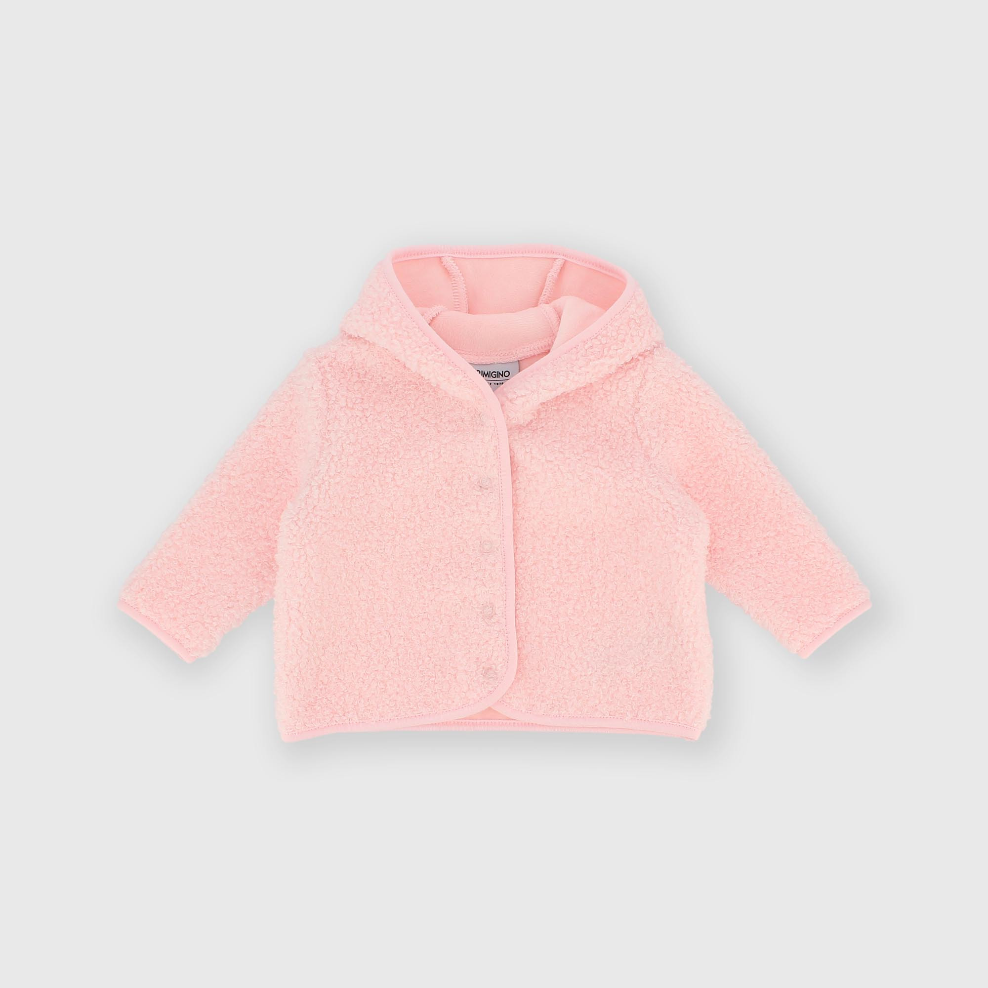Maglia&#x20;con&#x20;cappuccio&#x20;in&#x20;felpa&#x20;da&#x20;bambina&#x20;rosa