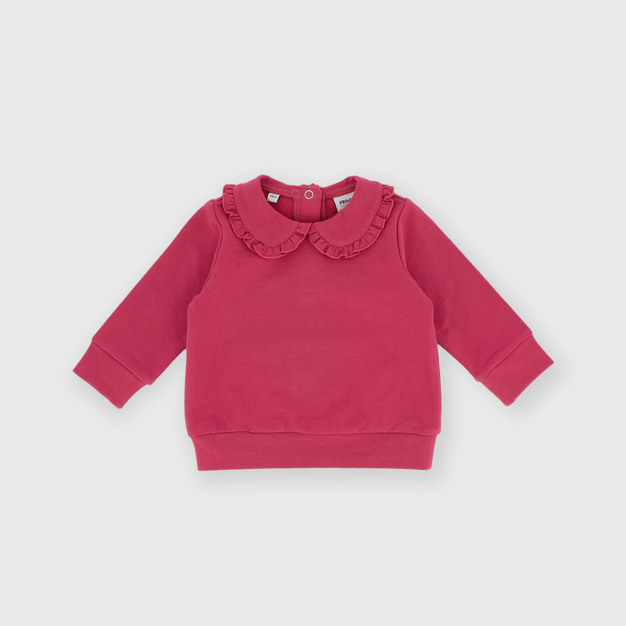 Maglia&#x20;girocollo&#x20;in&#x20;felpa&#x20;da&#x20;bambina&#x20;rosa