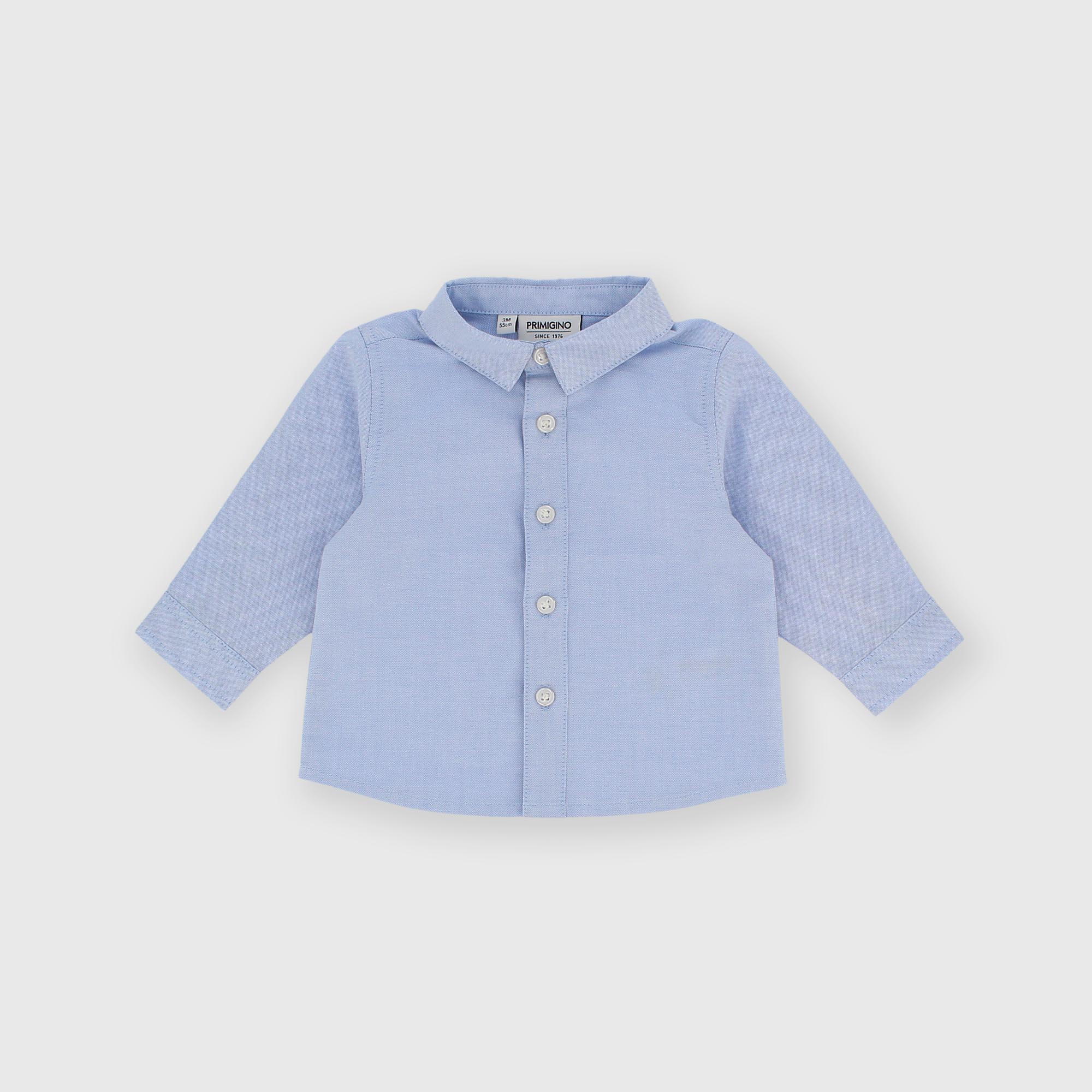 Camicia&#x20;in&#x20;cotone&#x20;da&#x20;bambino&#x20;blu