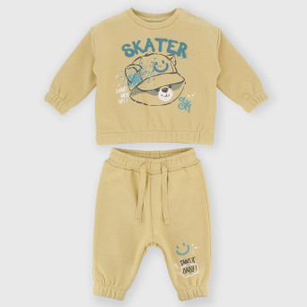 Комплект из флиса для мальчиков, желтый Комплект из флиса для мальчиков, желтый