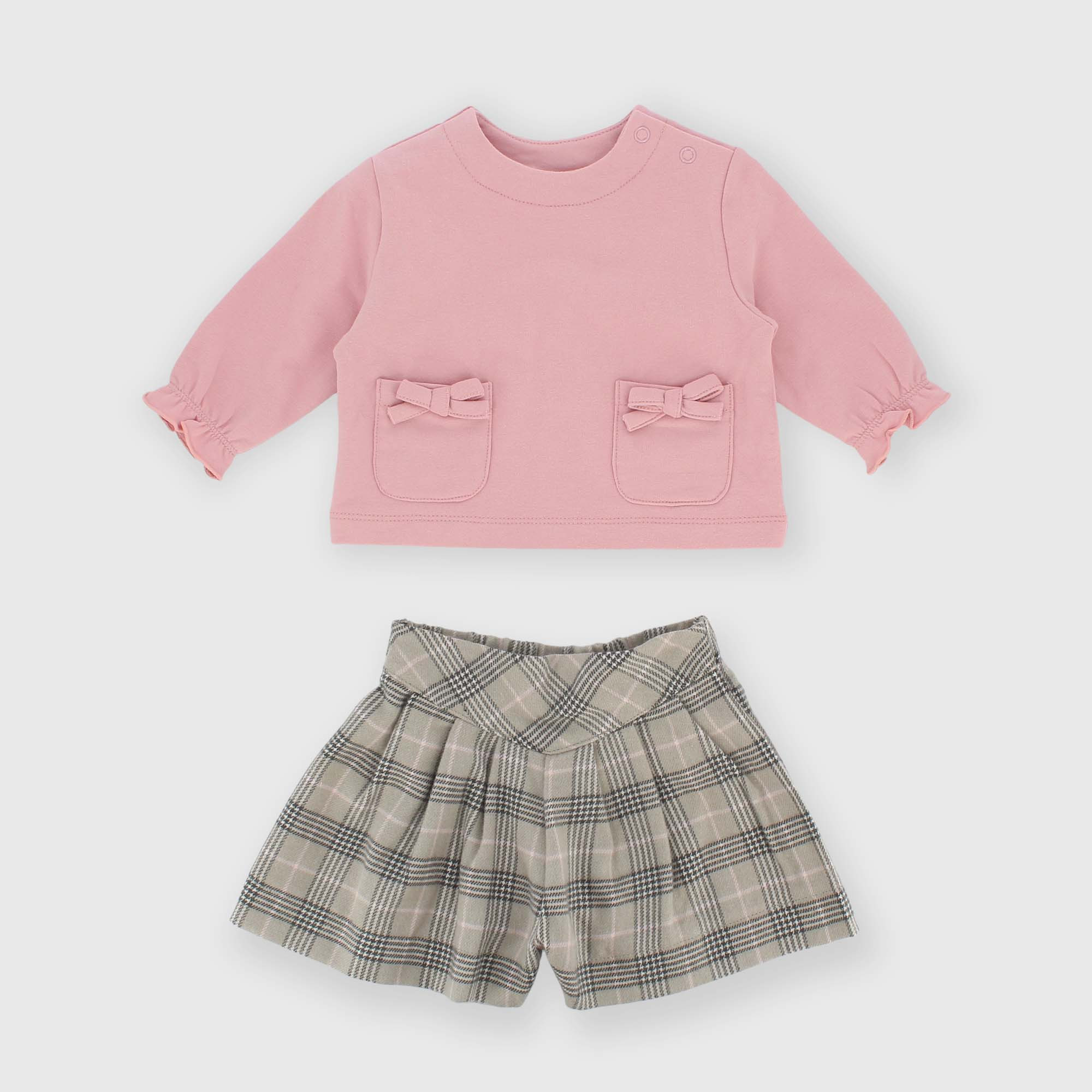 Set&#x20;coordinato&#x20;in&#x20;felpa&#x20;da&#x20;bambina&#x20;rosa