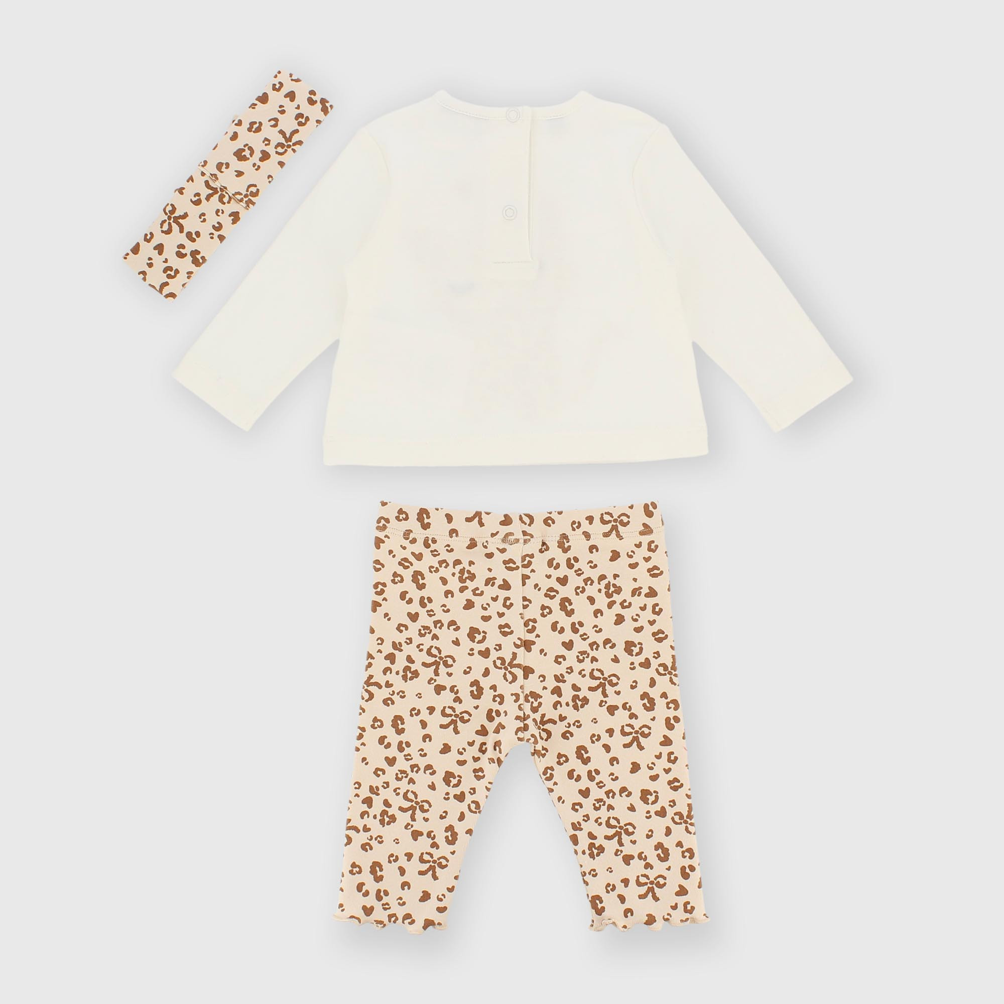 Set&#x20;coordinato&#x20;in&#x20;jeans&#x20;da&#x20;bambina&#x20;bianco