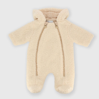 Jungen Winter Overall in Bouclé Beige Jungen Winter Overall in Bouclé Beige