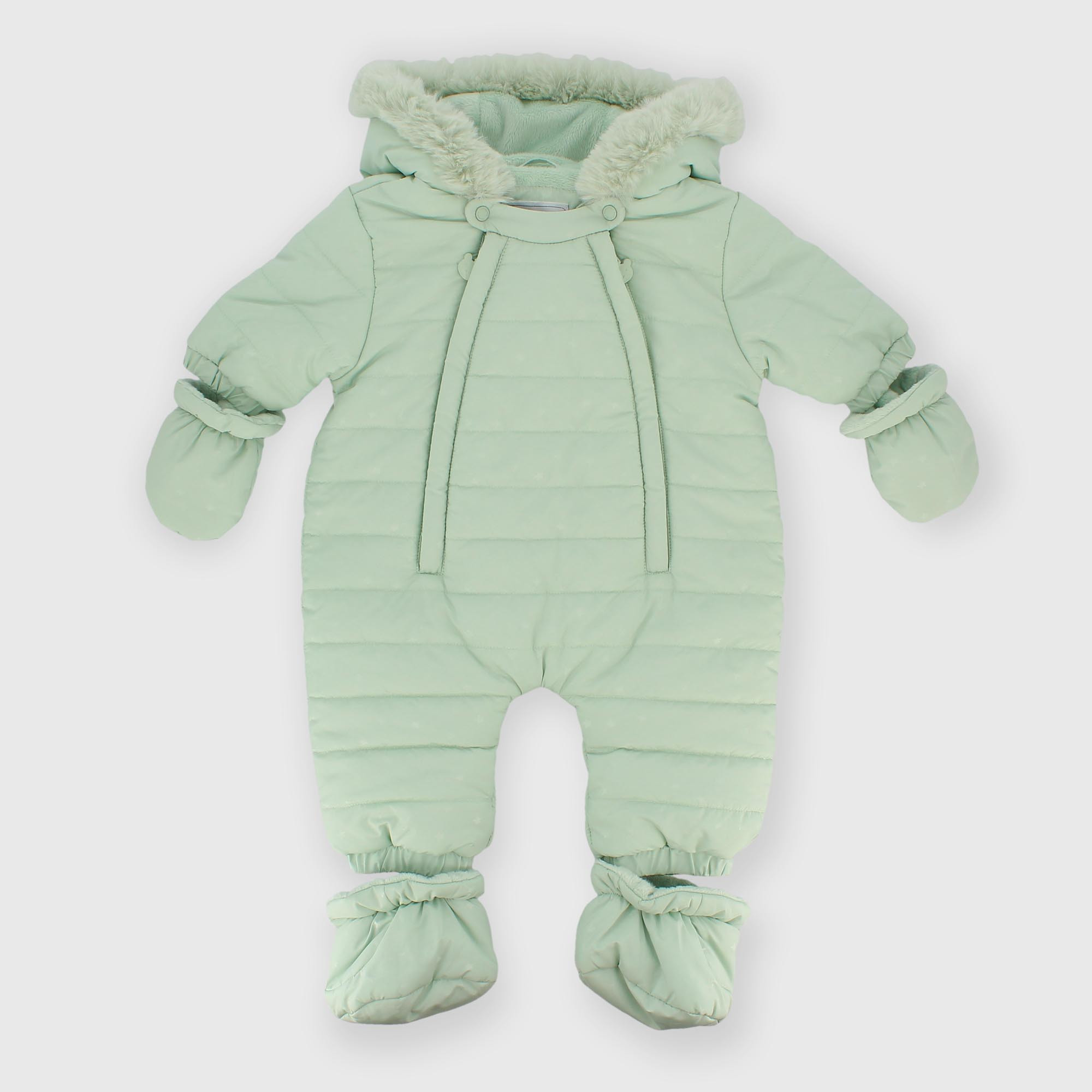 Nylon&#x20;winter&#x20;romper&#x20;for&#x20;boy&#x20;green