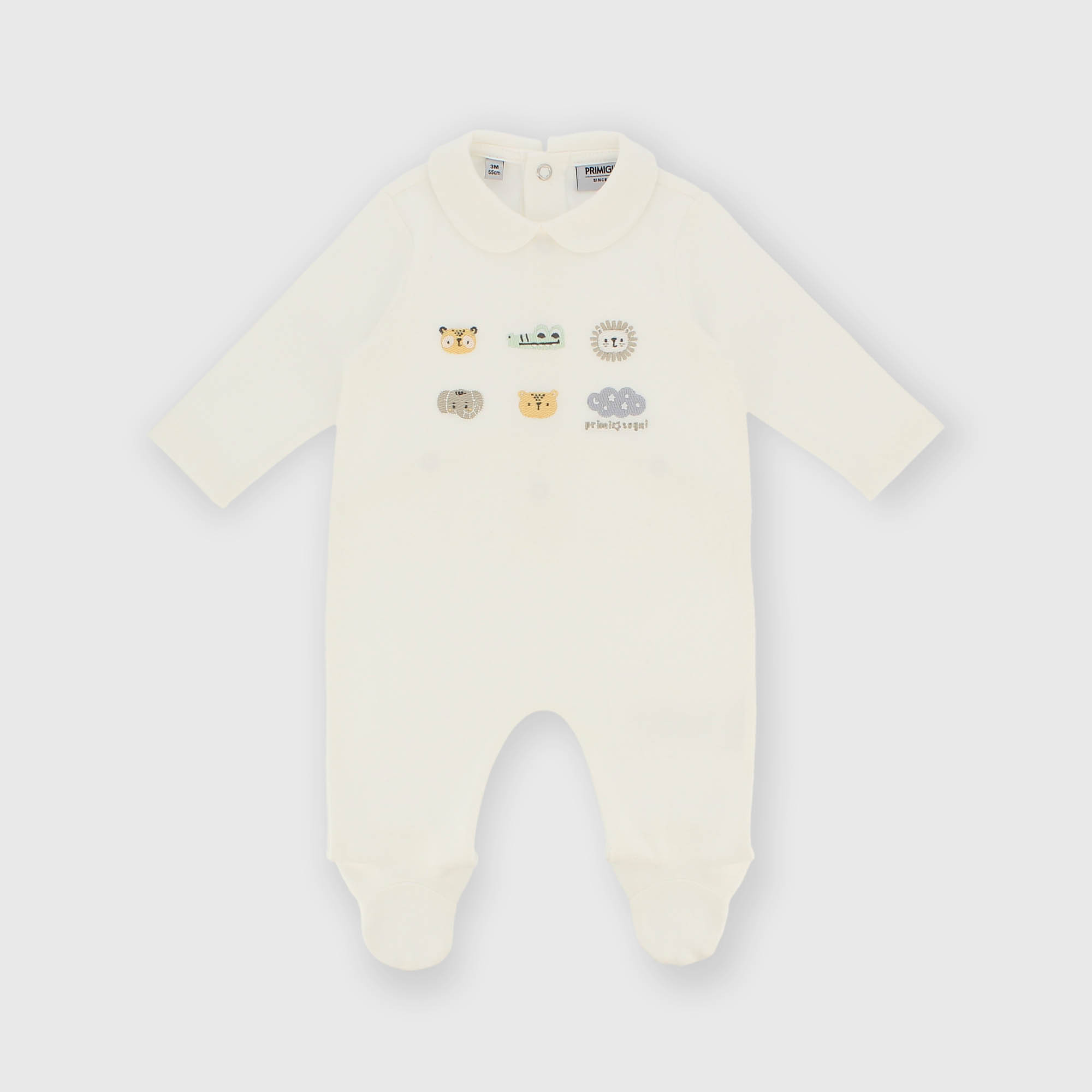 Tutina&#x20;in&#x20;cotone&#x20;interlock&#x20;da&#x20;bambino&#x20;bianco