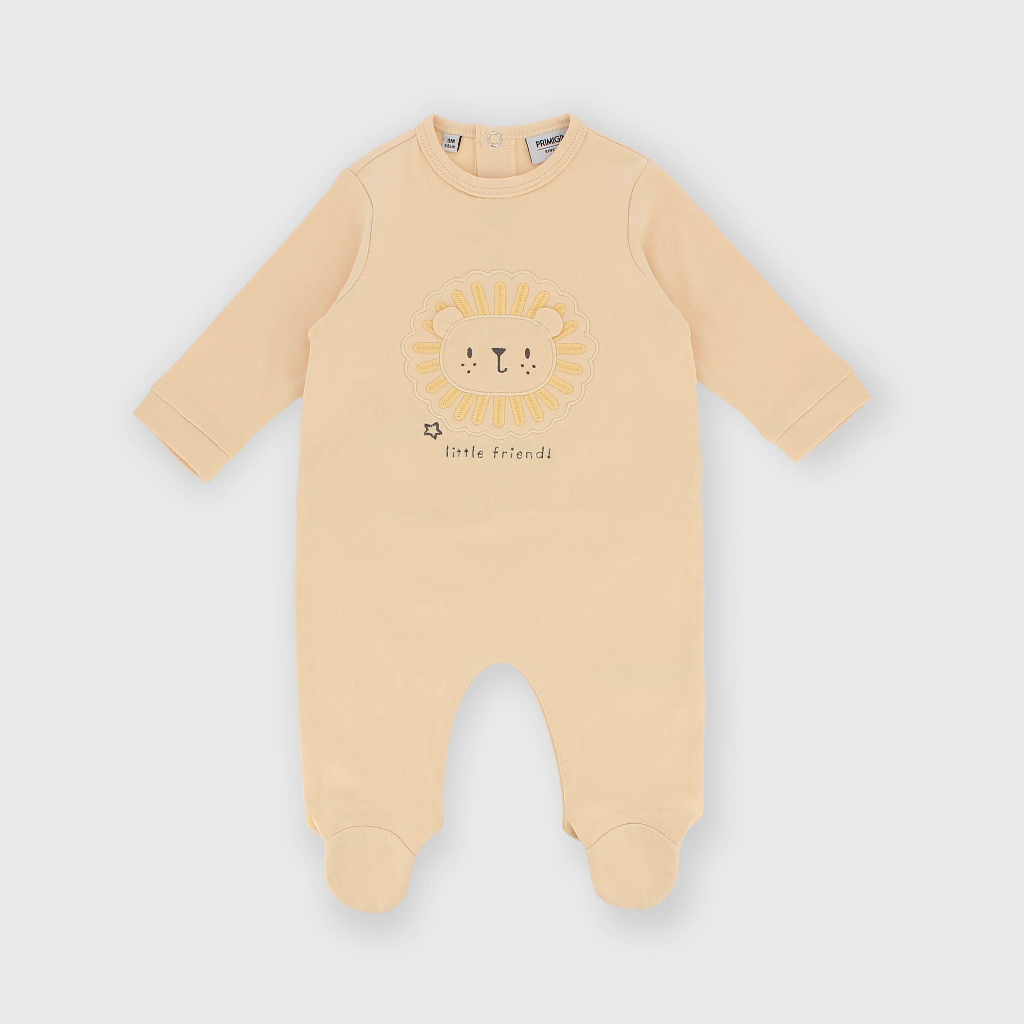 Tutina&#x20;in&#x20;cotone&#x20;interlock&#x20;da&#x20;bambino&#x20;beige