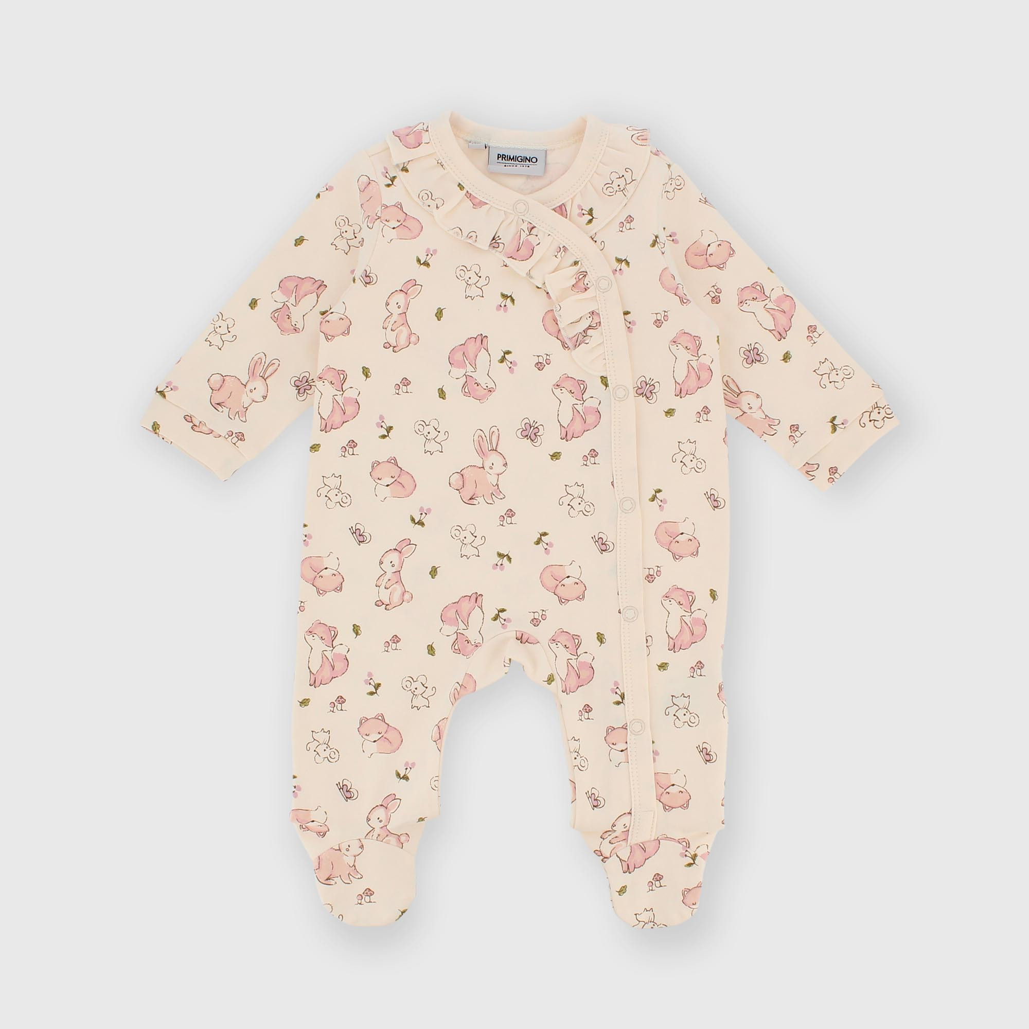 Tutina&#x20;in&#x20;cotone&#x20;interlock&#x20;da&#x20;bambina&#x20;bianco