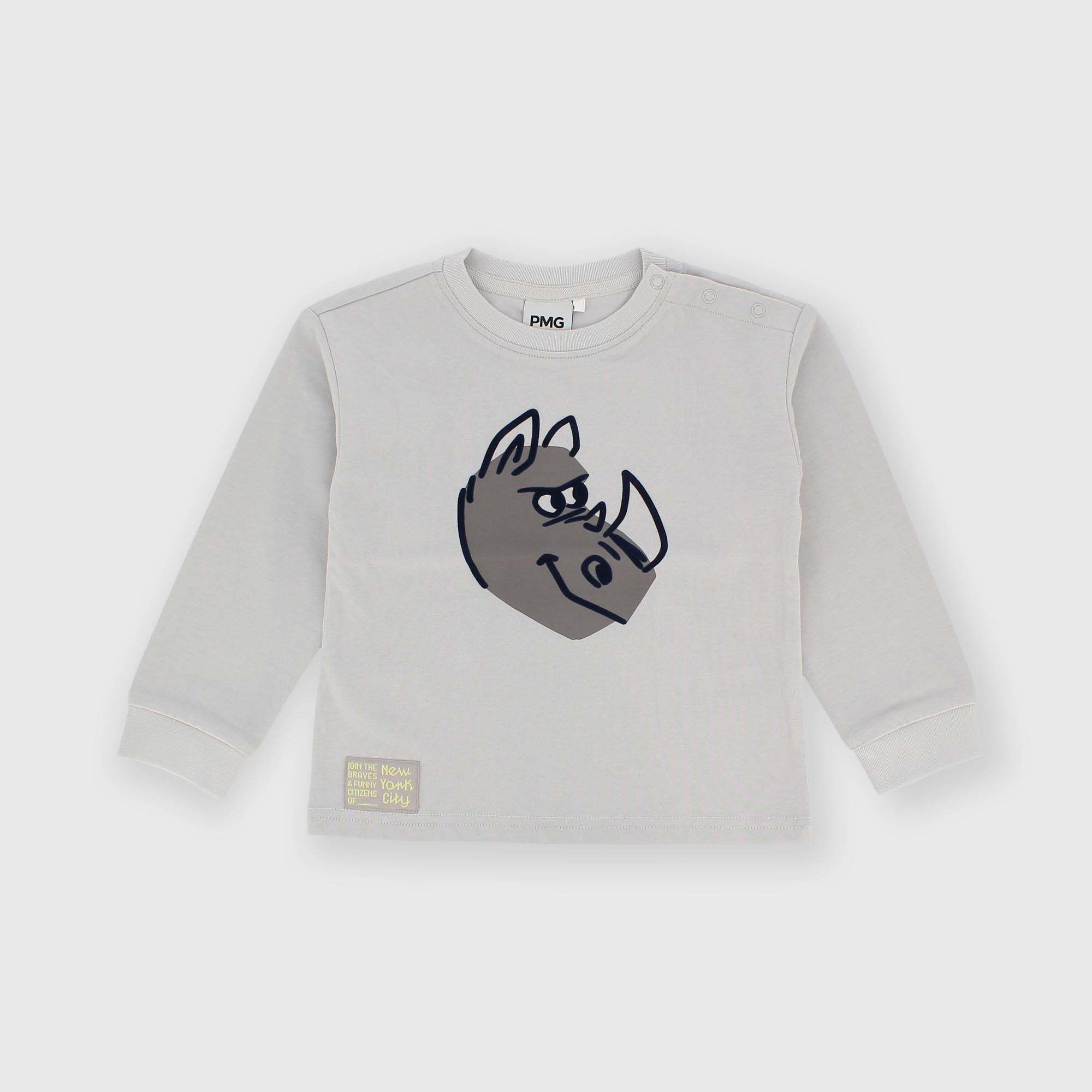 Jersey&#x20;long-sleeved&#x20;t-shirt&#x20;for&#x20;boy&#x20;grey