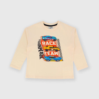 Maglietta maniche lunghe panna Hot Wheels™ Maglietta maniche lunghe panna Hot Wheels™
