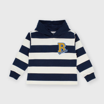 Maglietta maniche lunghe da bambino blu Maglietta maniche lunghe da bambino blu