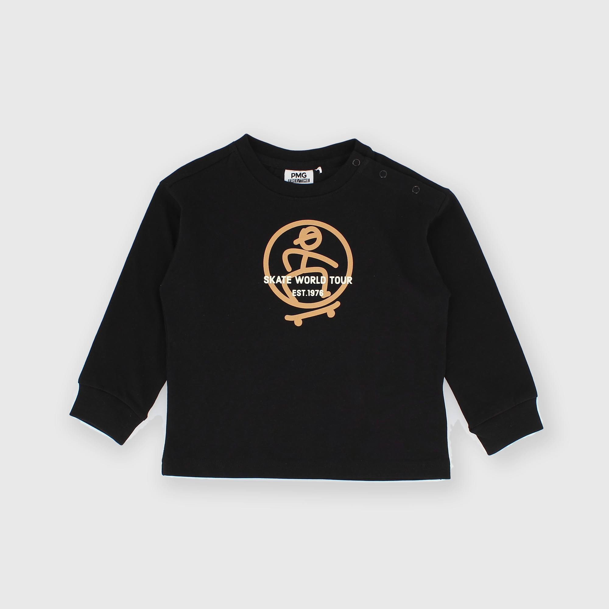 Maglietta&#x20;maniche&#x20;lunghe&#x20;in&#x20;jersey&#x20;da&#x20;bambino&#x20;grigio