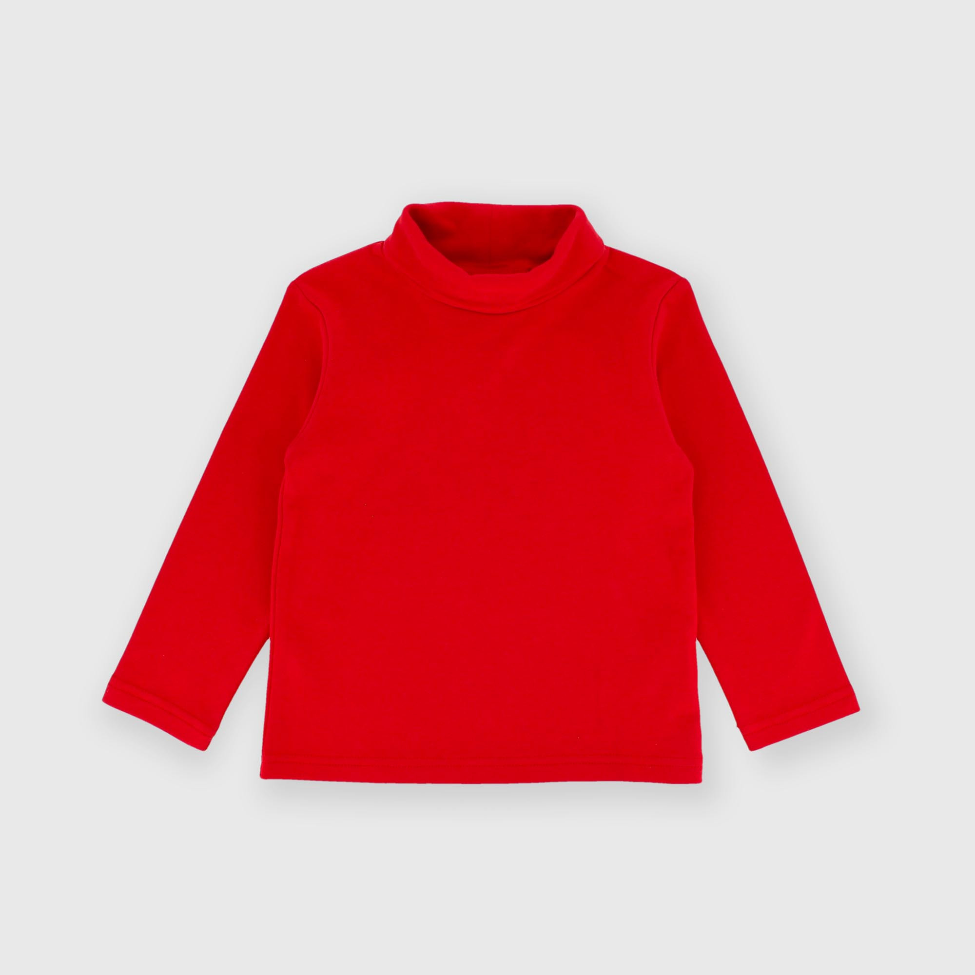 Lupetto&#x20;in&#x20;cotone&#x20;interlock&#x20;da&#x20;bambino&#x20;rosso