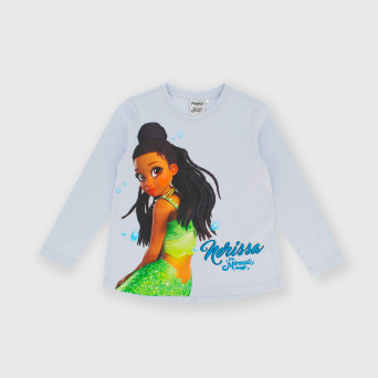 Maglietta maniche lunghe celeste Mermaid Magic™ Maglietta maniche lunghe celeste Mermaid Magic™