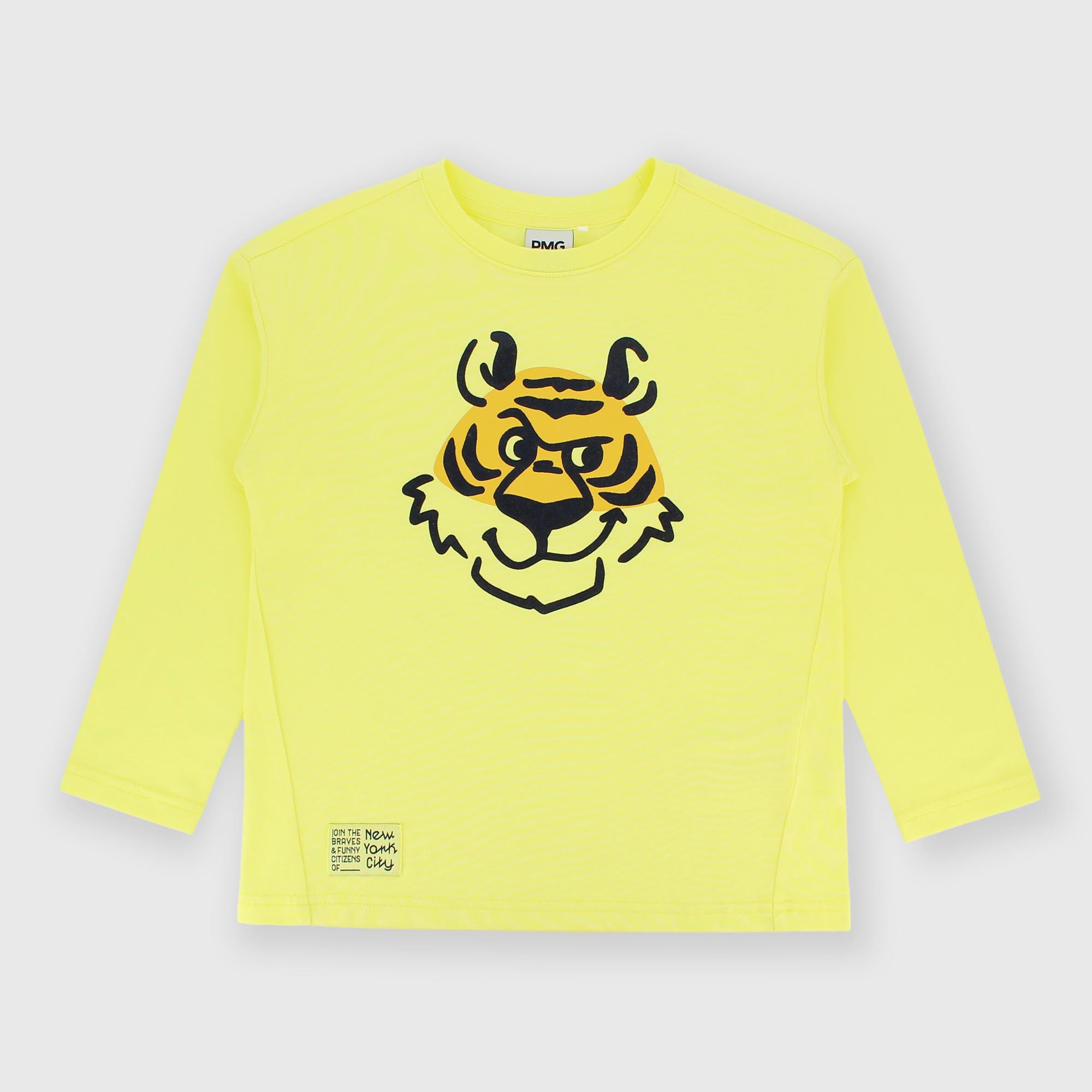 Maglietta&#x20;maniche&#x20;lunghe&#x20;in&#x20;jersey&#x20;da&#x20;bambino&#x20;giallo