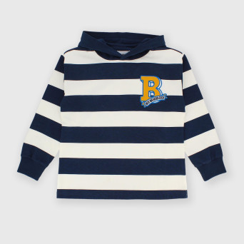 Maglietta maniche lunghe da bambino blu Maglietta maniche lunghe da bambino blu