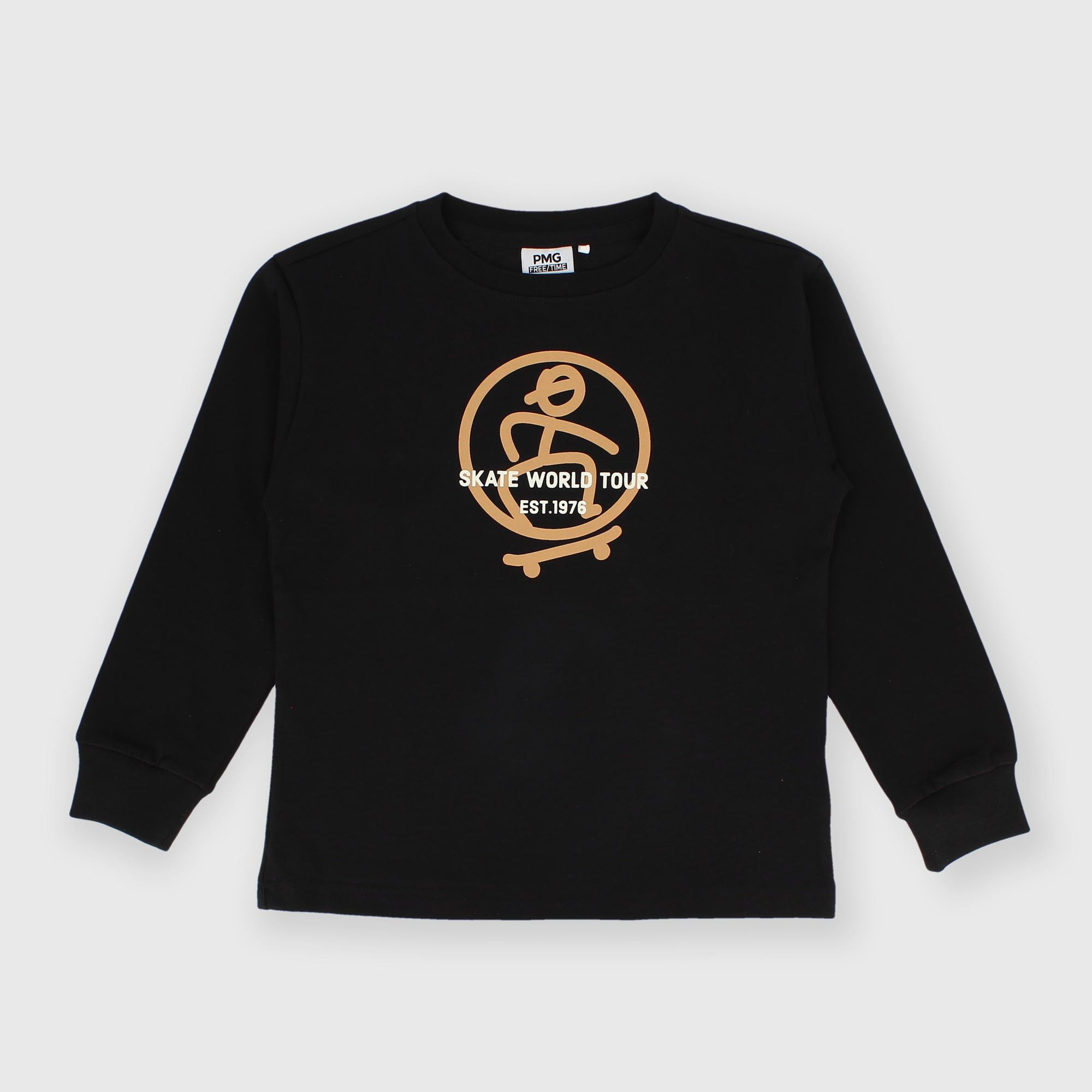 Maglietta&#x20;maniche&#x20;lunghe&#x20;in&#x20;jersey&#x20;da&#x20;bambino&#x20;grigio