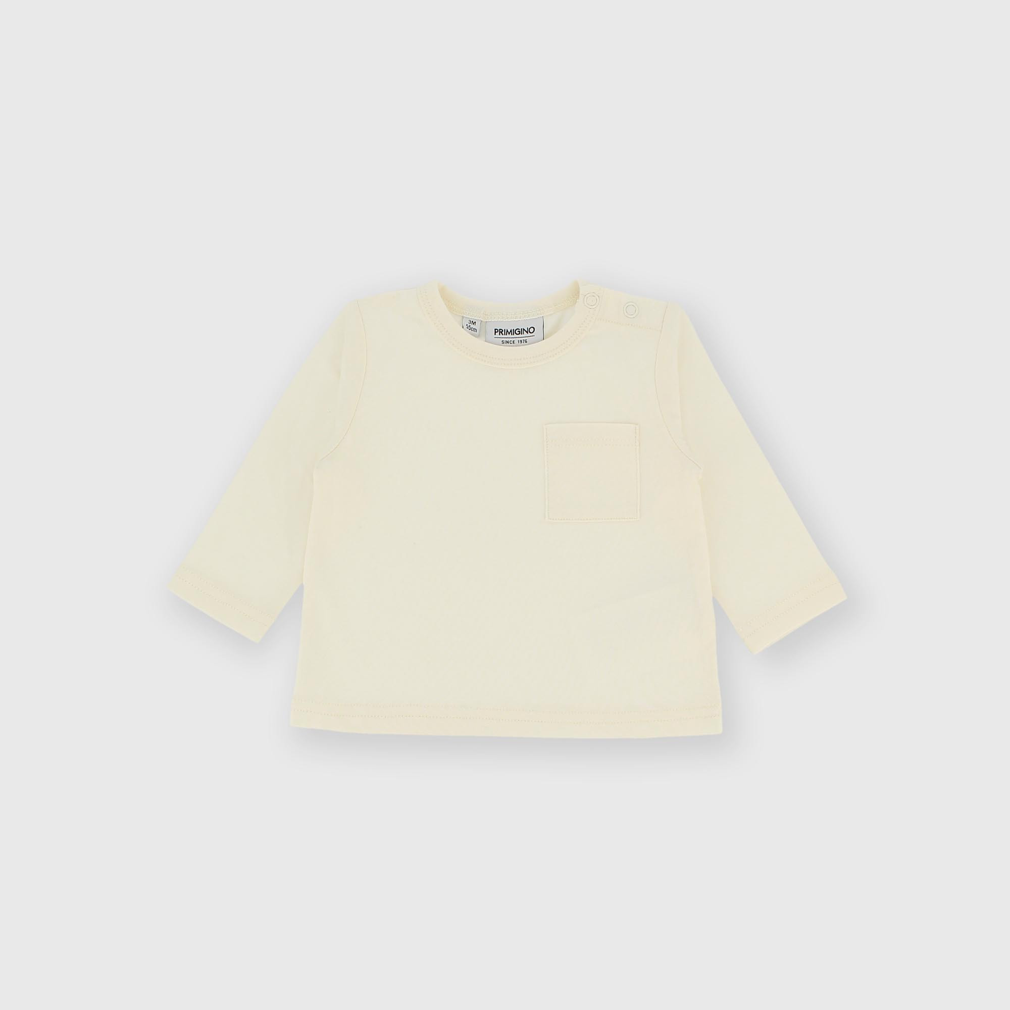 Maglietta&#x20;maniche&#x20;lunghe&#x20;in&#x20;jersey&#x20;da&#x20;bambino&#x20;bianco