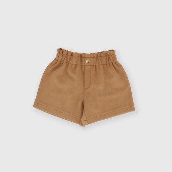 Pantaloncino da bambina marrone Pantaloncino da bambina marrone