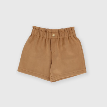 Pantaloncino da bambina marrone Pantaloncino da bambina marrone