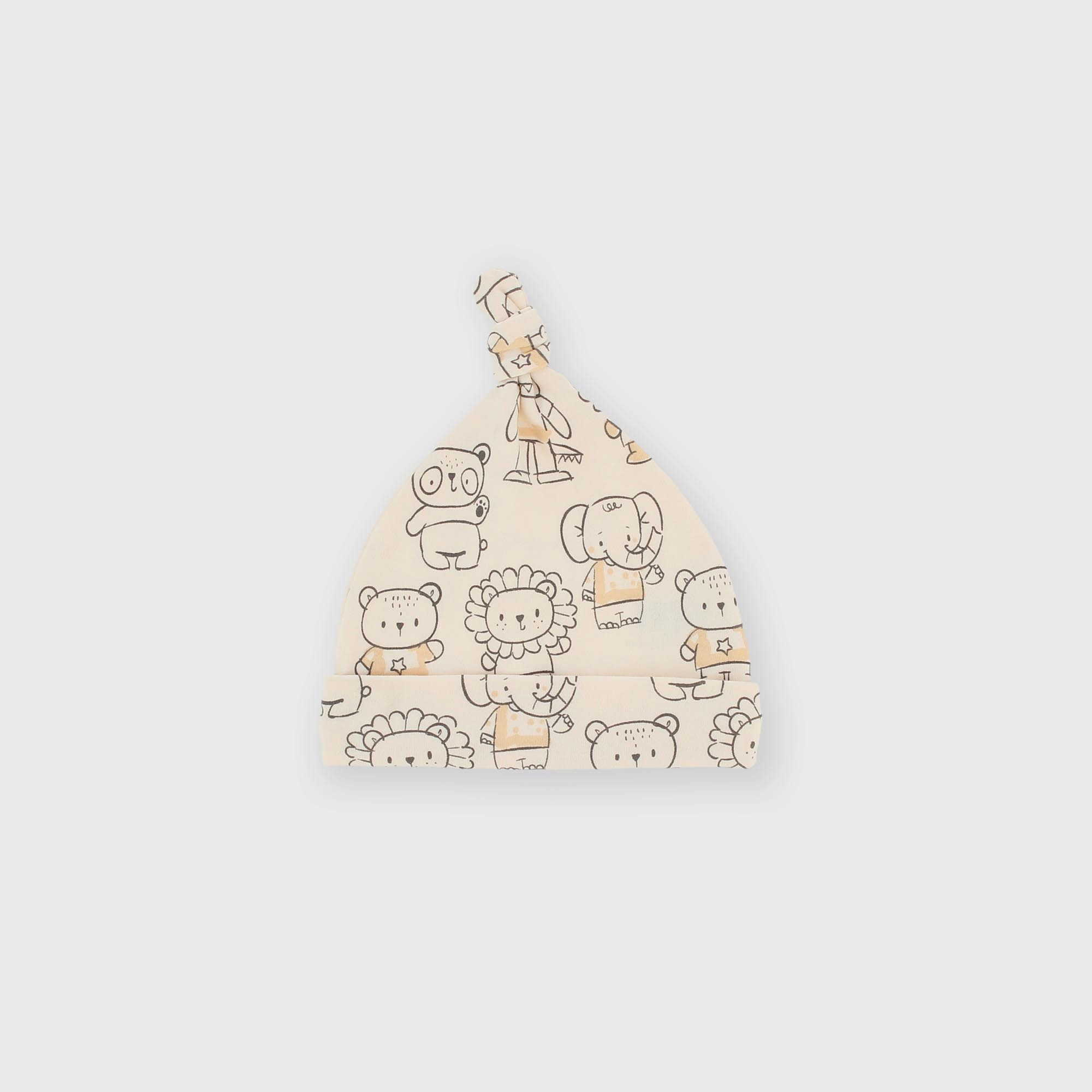 Cappello&#x20;in&#x20;cotone&#x20;interlock&#x20;da&#x20;bambino&#x20;bianco