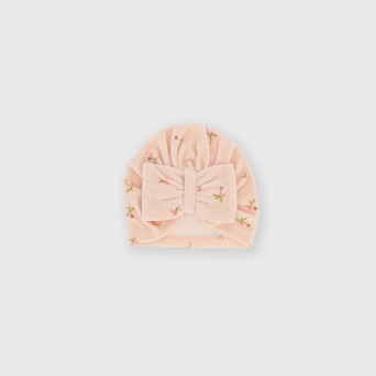 Chapeau en chenille pour fillette rose Chapeau en chenille pour fillette rose