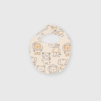 Bib for boy white Bib for boy white