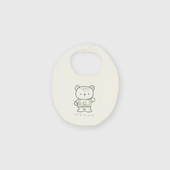 Bib for boy white Bib for boy white
