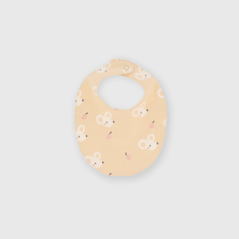 Bavaglino da bambina beige Bavaglino da bambina beige
