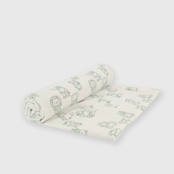 Jungen Decke in Chenille Weiss Jungen Decke in Chenille Weiss