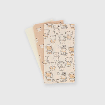 Cotton gauze blanket for boy white Cotton gauze blanket for boy white