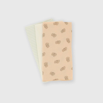Jungen Decke in Baumwollgaze Beige Jungen Decke in Baumwollgaze Beige