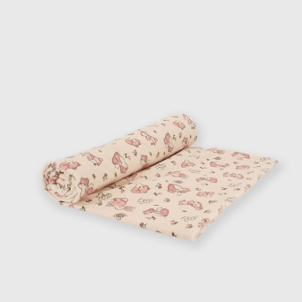 Couverture en chenille pour fillette blanc Couverture en chenille pour fillette blanc