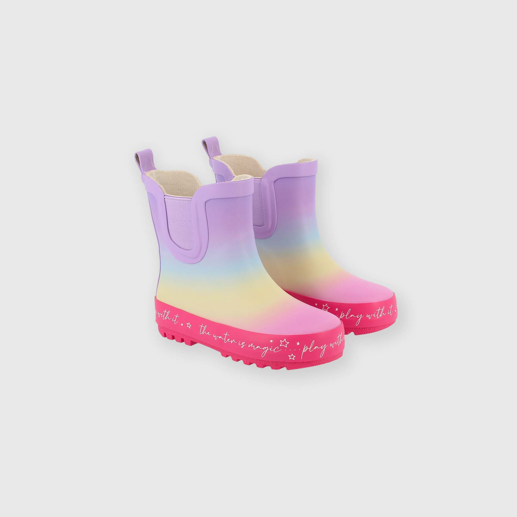 Rain boots for girl pink