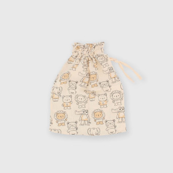 Sacchetto nascita in cotone da bambino bianco Sacchetto nascita in cotone da bambino bianco