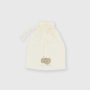 Sacchetto nascita in cotone da bambino bianco Sacchetto nascita in cotone da bambino bianco