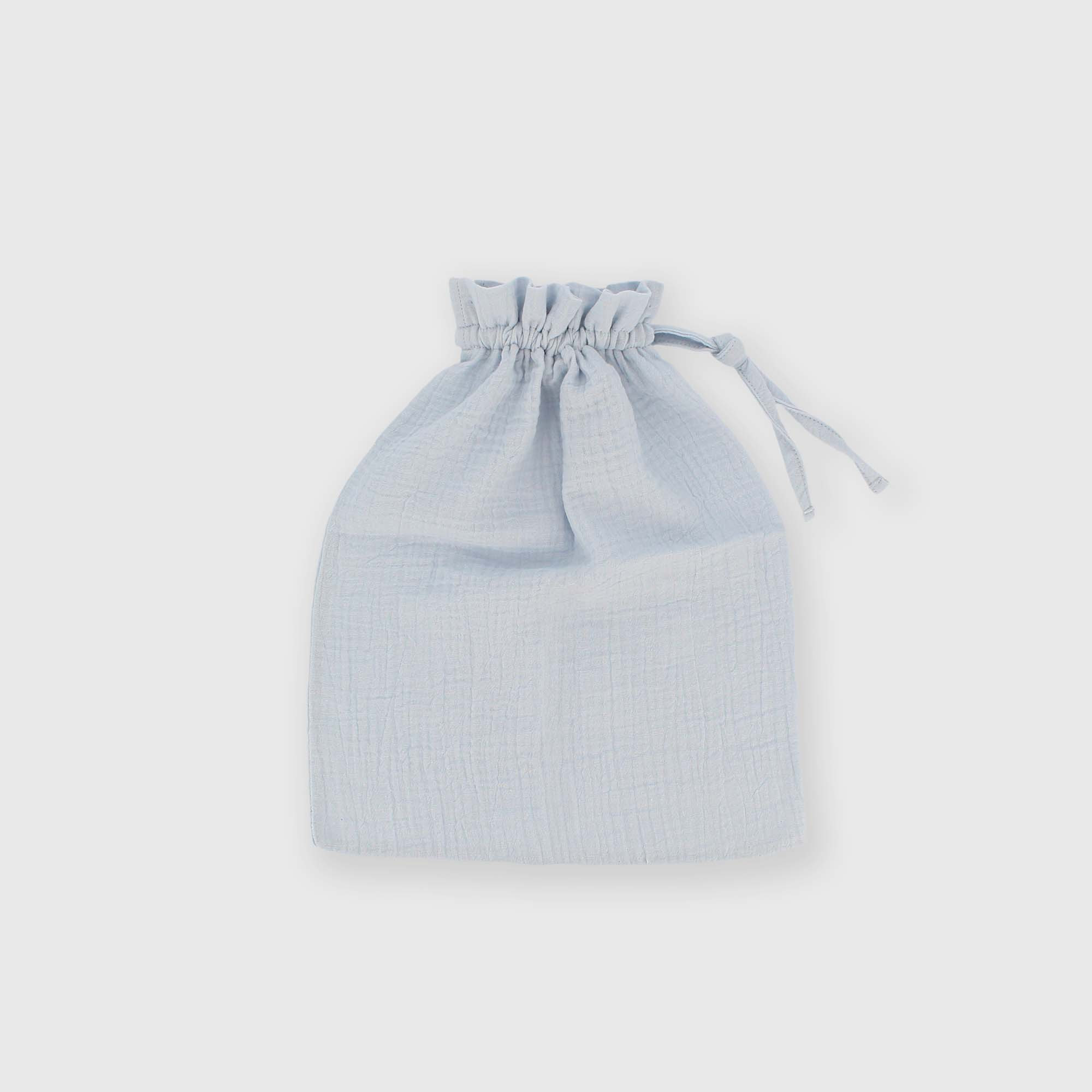 Cotton baby bag for boy sky blue