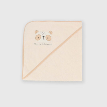 Peignoir en coton pour garçon blanc Peignoir en coton pour garçon blanc