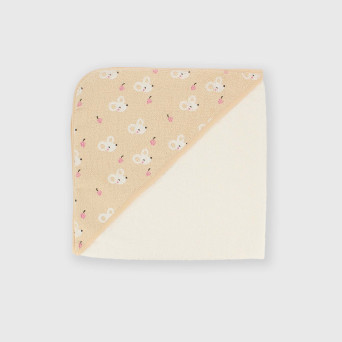 Peignoir en coton pour fillette blanc Peignoir en coton pour fillette blanc