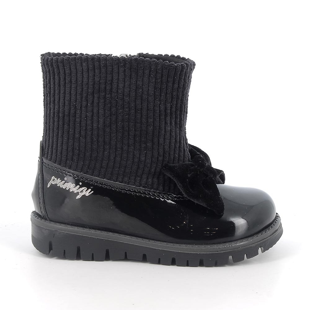 M&#xC4;DCHEN&#x20;STIEFELETTE&#x20;SCHWARZ&#x20;MIT&#x20;ZIP