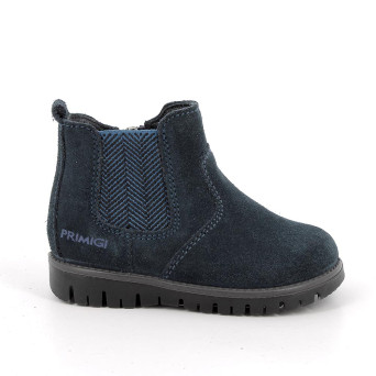 Half boots for boys blue with zip Half boots for boys blue with zip