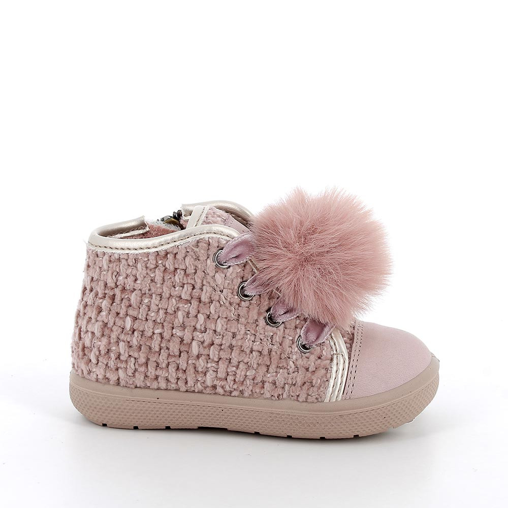 Scarpe&#x20;da&#x20;bambina&#x20;rosa&#x20;con&#x20;zip