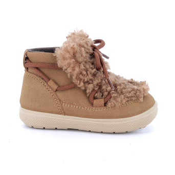 MÄDCHEN STIEFELETTEN BRAUN MIT SENKEL MÄDCHEN STIEFELETTEN BRAUN MIT SENKEL