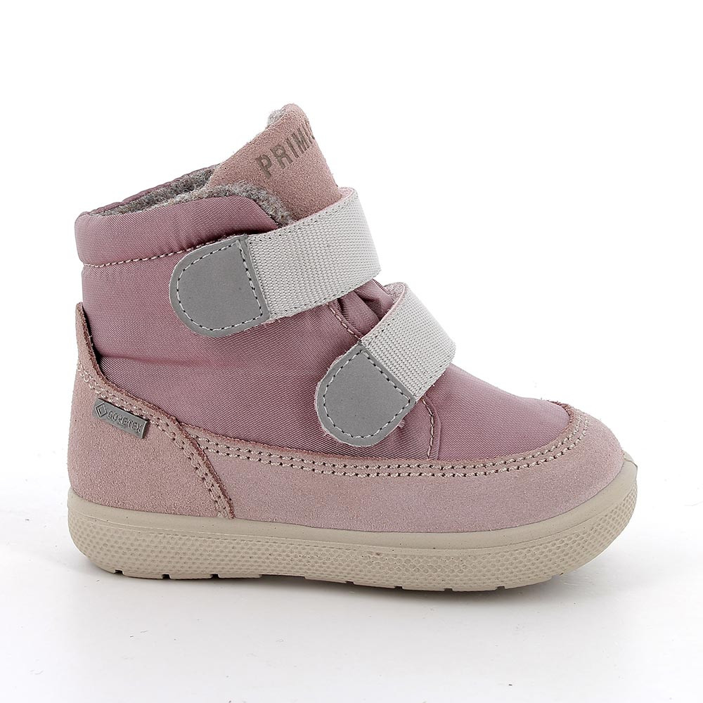 Scarpe gore-tex da bambina rosa con strap