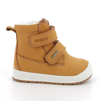 Botines con gore-tex para niño amarillo con velcro Botines con gore-tex para niño amarillo con velcro